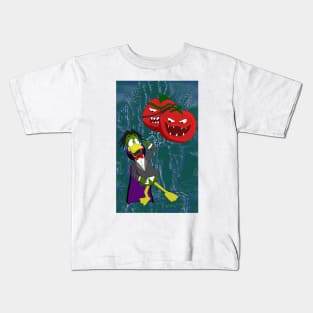 Duckula Killer Tomatoes Kids T-Shirt